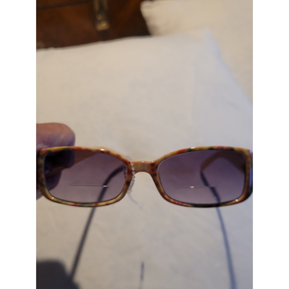 ICU Eyewear Womens Foxy Floral Bifocal Reading Sunglasses Tinted +2.00 80134704
